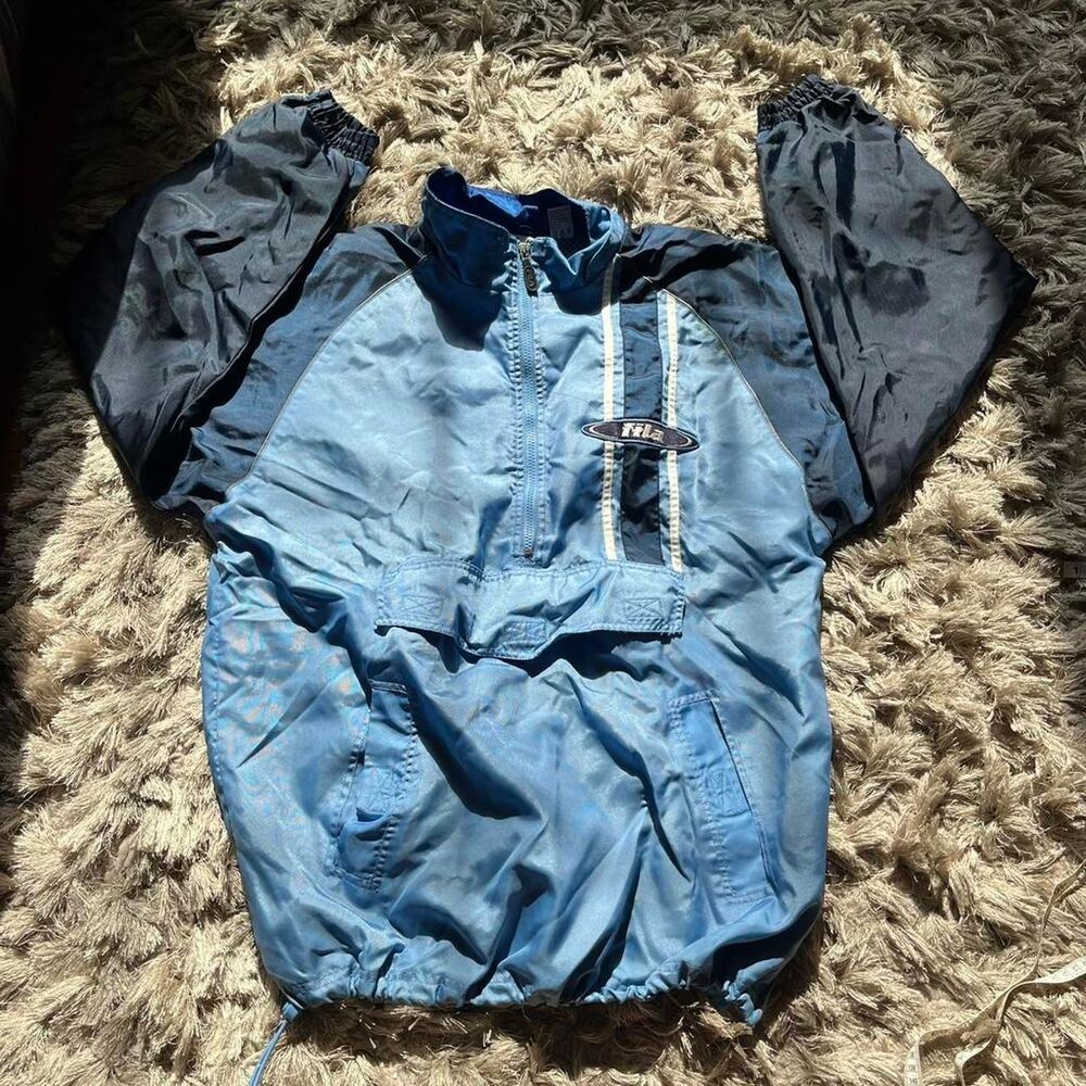 Fila Men's Blue and Navy Jacket